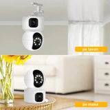 Camera de Supraveghere cu Lentila Dubla 4MP, Zoom, IP si PTZ / V380