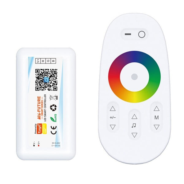 Controller Smart Touch Led RGBW,Tuya-Music-Wifi 2,4G