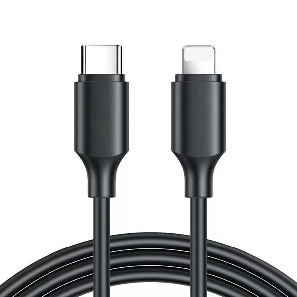 Cablu USB C - Lightning 27W PD, Incarcare Rapida, 1.5M Negru, ElectroAZ