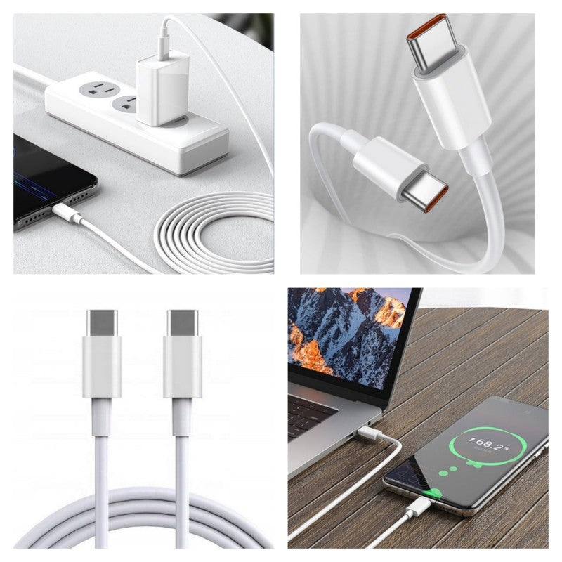 Cablu incarcator, Type-C la Type-C, Fast Charge, PD, Lungime 2m
