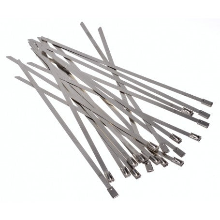Set 20 x Colier de Inox 4,6mm x 300mm