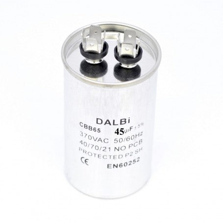 Condensator Motor Aluminiu 370V-45uF