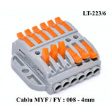 Conector Doza Pentru Cablu 6-6 LT-223/6, ElectroAZ