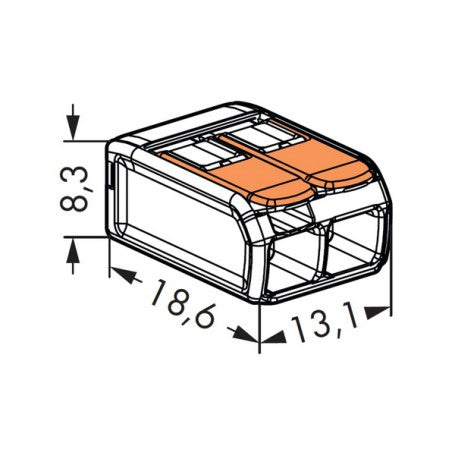 Conector Doza Rapid 2 Poli-Nou
