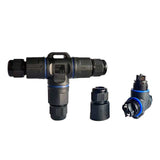 Conector Electric Impermeabil IP68 pentru 3 Cabluri - 4 poli, ElectroAZ