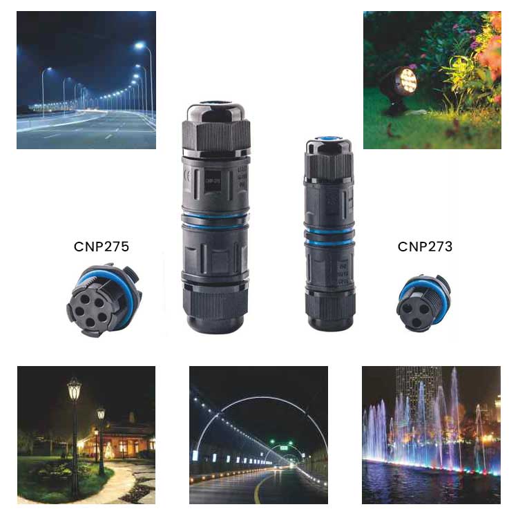 Conector Electric Impermeabil cu 5 Poli, IP68, Pentru Cablu 5-11mm, ElectroAZ