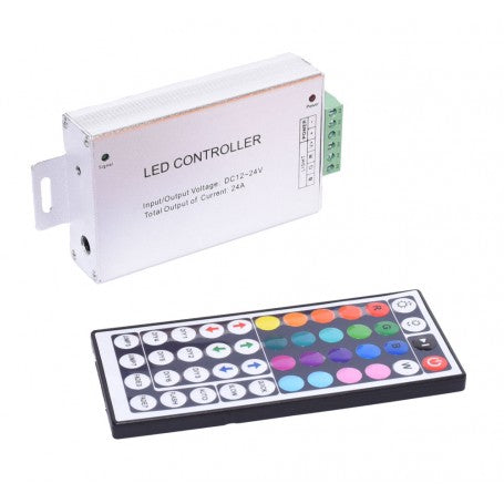 Controler Led RGB 12-24V Metal 44 Taste