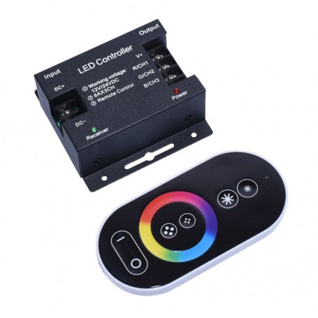 Controler Led RGB cu Touch, 12V/24V