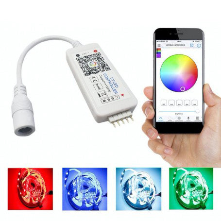 Controler Led RGBW cu Bluetooth 5-24V