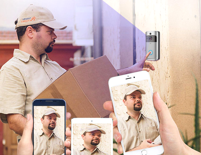 Sonerie Inteligenta, Wireless, HD, 1080p, Android/iOS, Set Complet, ElectroAZ