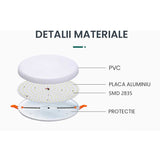 Aplica Led Patrata Incastrata cu Sistem Reglabil de Prindere, Putere 6W, ElectroAZ