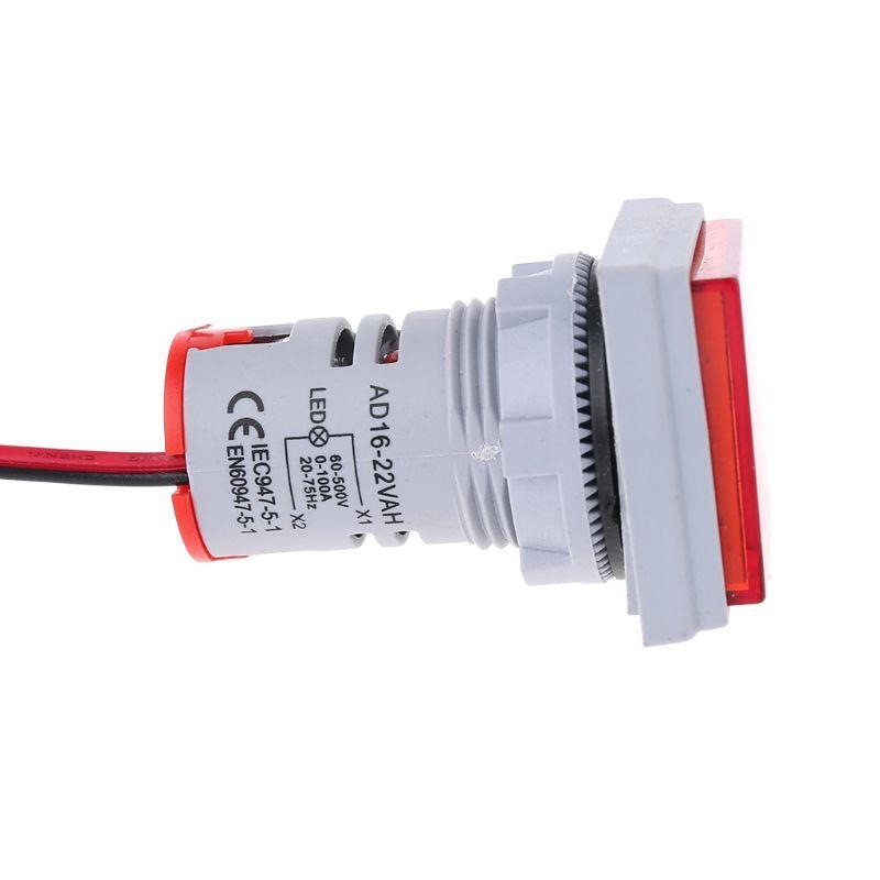 Indicator Digital cu Led 3 In 1: Voltmetru, Ampermetru, Frecventa, Rosu