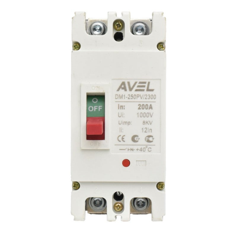 Intrerupator de Circuit Solar MCCB 2P-200A / 1000V DC