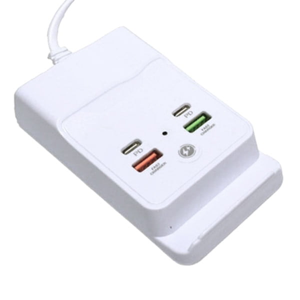 Incarcator de birou cu Fast-Charge, 2x Type-C, 2x Usb, PD, 20W