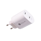 Incarcator iPhone/Samsung Fast-Charge 40W, 2x Type-C, 20W+20W, Alimentator 220V