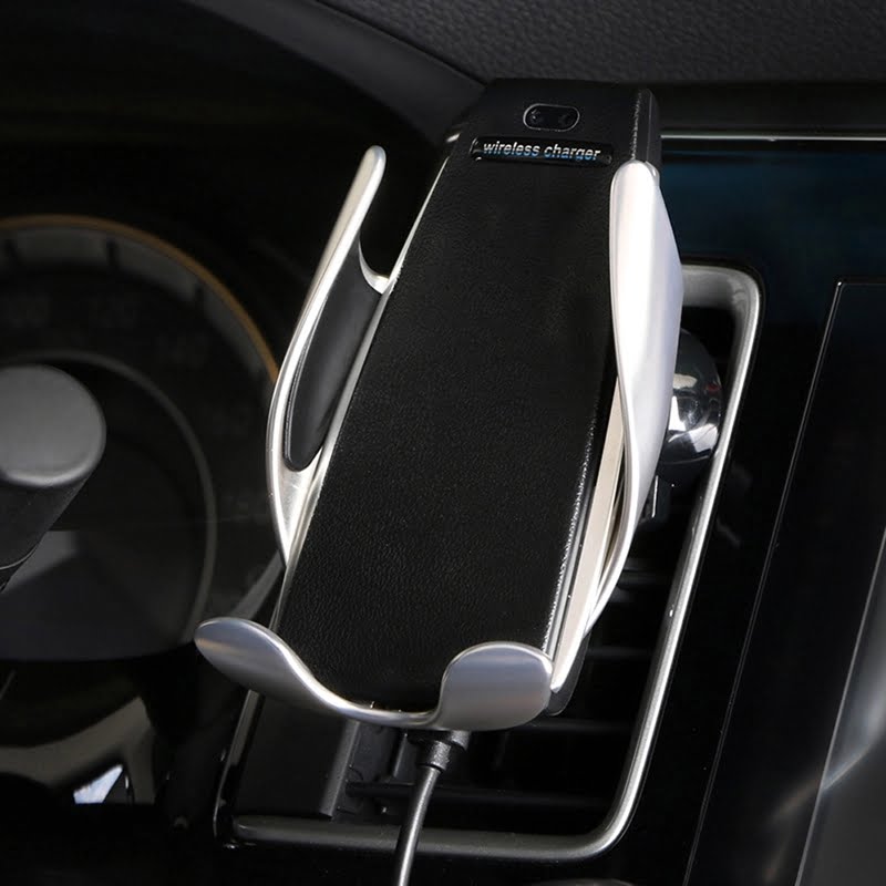 Incarcator Auto Wireless cu Suport Pentru Telefon