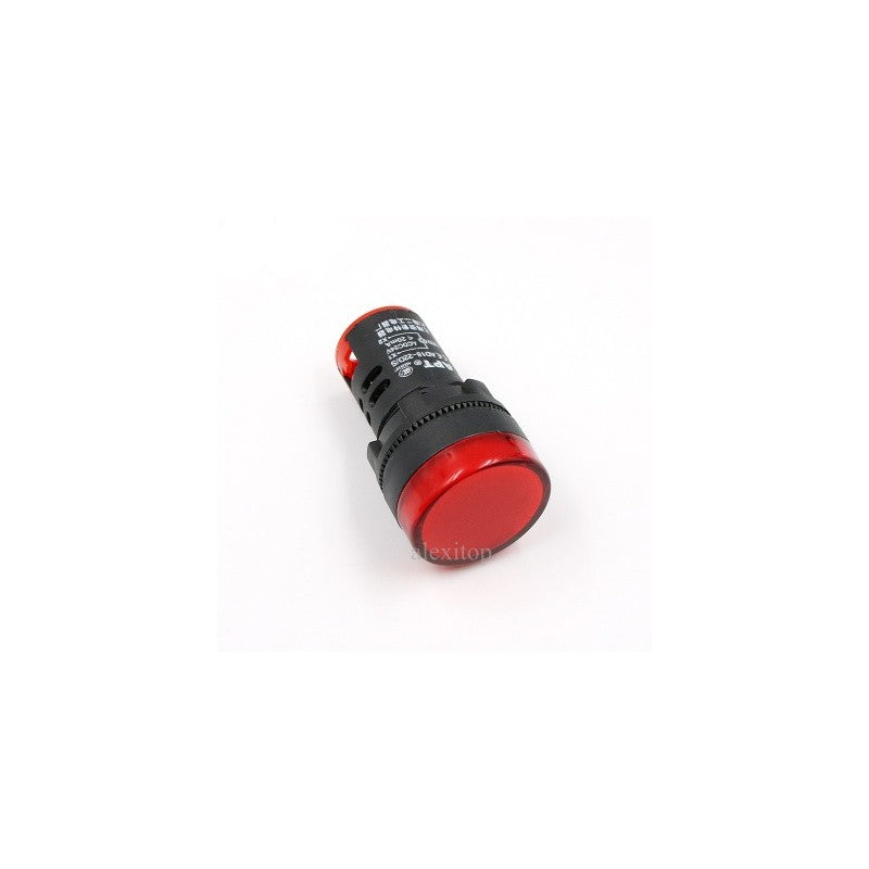 Indicator Martor Tensiune 220V, Aspect Mat, Rosu