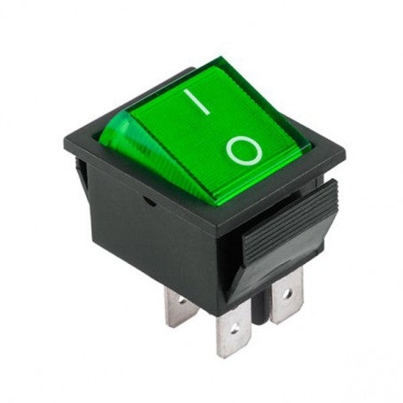 Intrerupator IRS ON-OFF 250V/15A KCD4 Verde