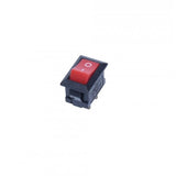 Intrerupator Mini ON/OFF 220V Rosu