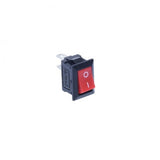 Intrerupator Mini ON/OFF 220V Rosu