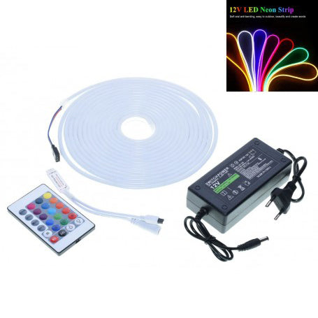 Kit Banda Led RGB Neon, 12V, Flexibil