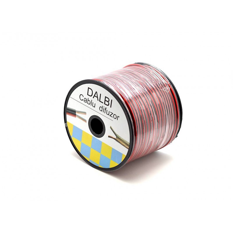 LSP-110/BR Cablu Difuzor Bifilar Rosu - Negru 2 X 0,35 100M/Rol