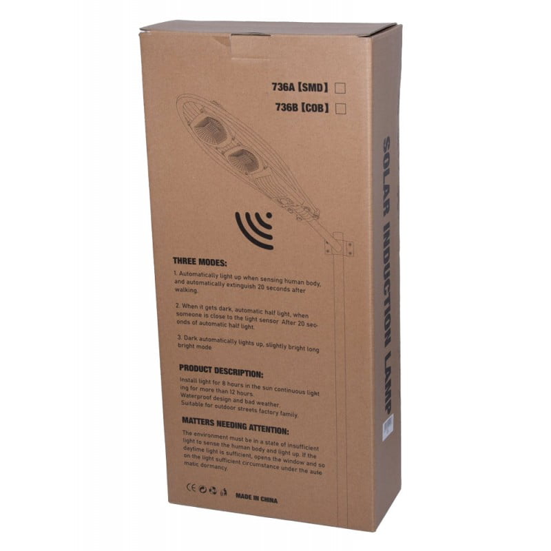 Lampa Solara 100W Senzor si Telecomanda