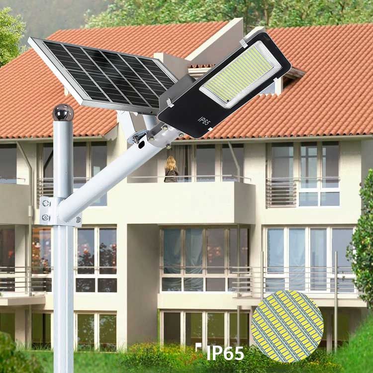 Lampa Solara Led 300W, Telecomanda si Accesorii incluse - Alb Rece