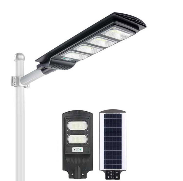 Lampa Solara Led Stradala, Kit montaj complet, putere 120W, ElectroAZ