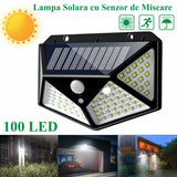 Lampa Solara Senzor 100 Led Exterioara
