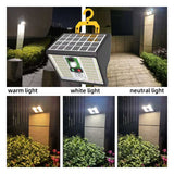 Lampă solară LED cu senzor, cârlig și magnet Classlights