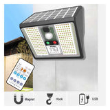 Lampă solară LED cu senzor, cârlig și magnet Classlights