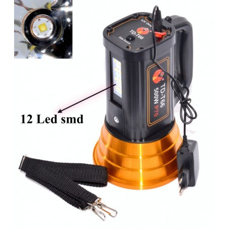 Lanterna Laser Led 500W+12 Led-uri T4