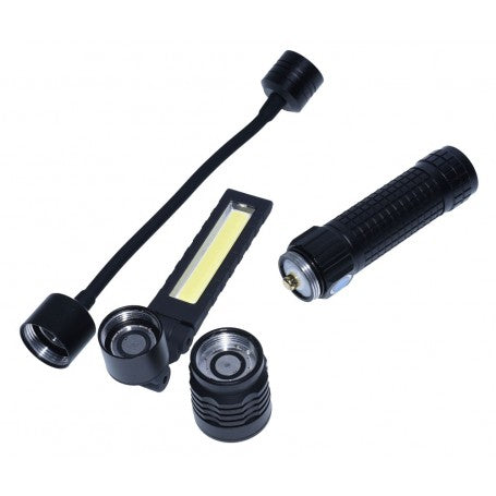Lanterna cu KIT 3 in 1 cu 3 Capete