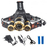Lanterna de Cap 3XT6 cu Acumulator 10W