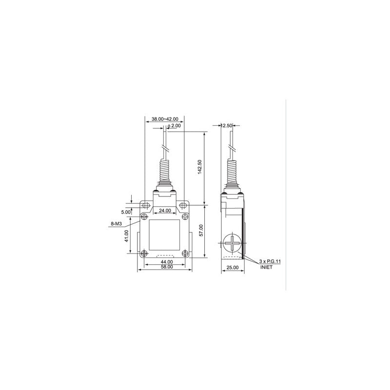 Limitator de Cursa cu Sarma Flexibila CSA-061