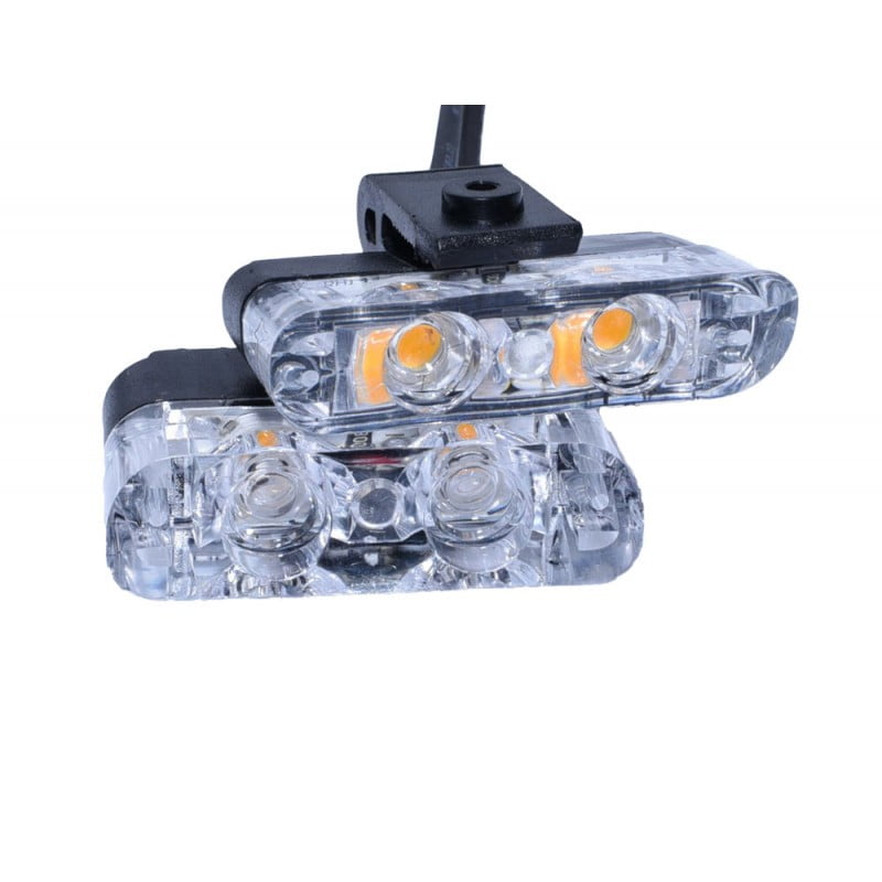 Lumini Auto Tip Stroboscop, Interventii, Control din Telecomanda, 30W, Alb-Galben