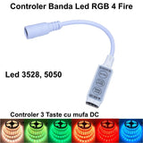 Mini-Controler Banda Led RGB, Mufa DC