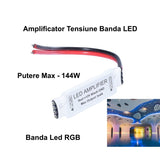 Mini-Amplificator LED RGB 12V cu Fire