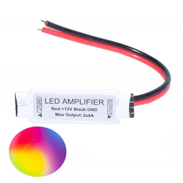 Mini-Amplificator LED RGB 12V cu Fire