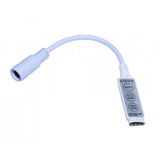Mini-Controler Banda Led RGB, Mufa DC