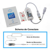 Mini-controler LED Monocolor cu Wi-Fi