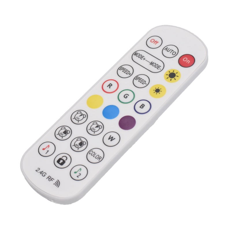 Mini-controler LED RGB 24 Taste, 2 Ieșiri și Magic Smart,144W
