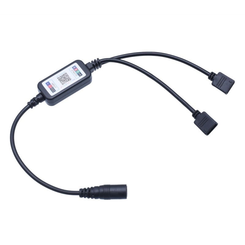Mini-controler LED RGB 24 Taste, 2 Ieșiri și Magic Smart,144W