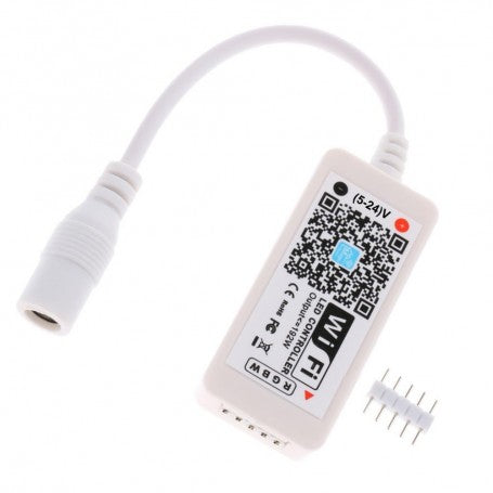 Mini-controler LED RGBW cu Wi-Fi 5-24V