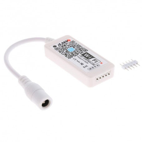 Mini-controler LED RGBW cu Wi-Fi 5-24V