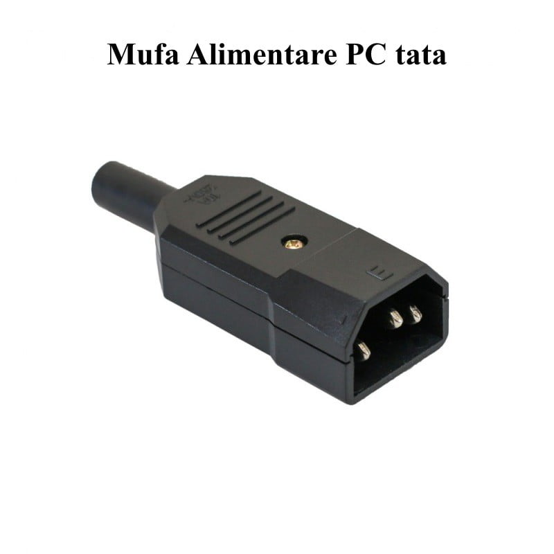 Mufa Alimentare PC tata pe Fir