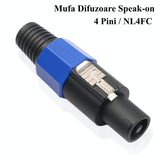 Mufa Difuzor Tip Speak-On Tata 4 Pini cu Cauciuc