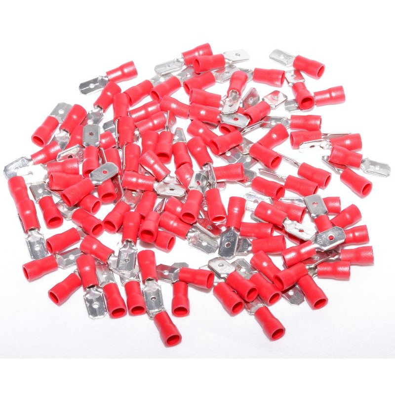 Papuc Electric Izolat Tata Rosu 6,3MM 100B/Punga