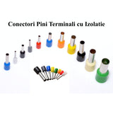 Pin Terminal Pentru Cablu E2510 Albastru , 100Buc/Set